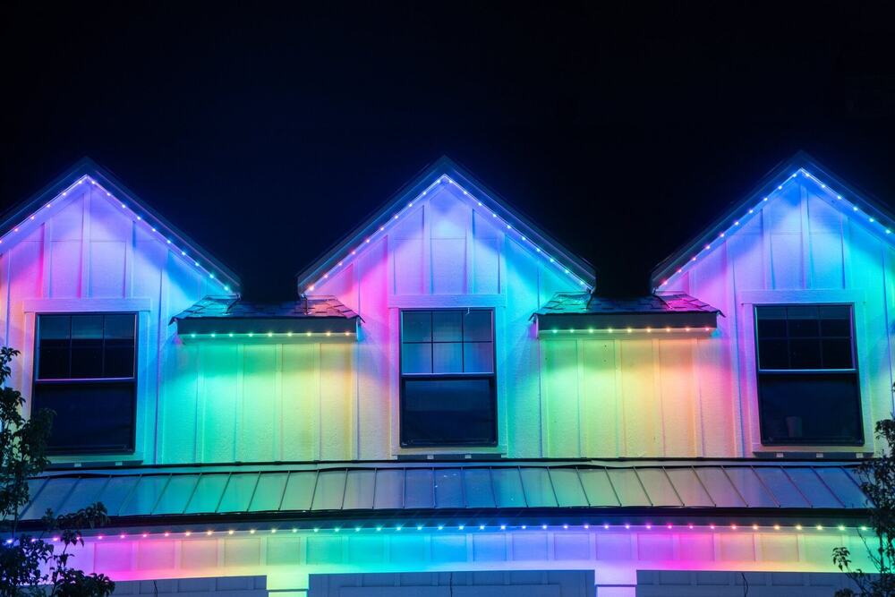 Rainbow color effect