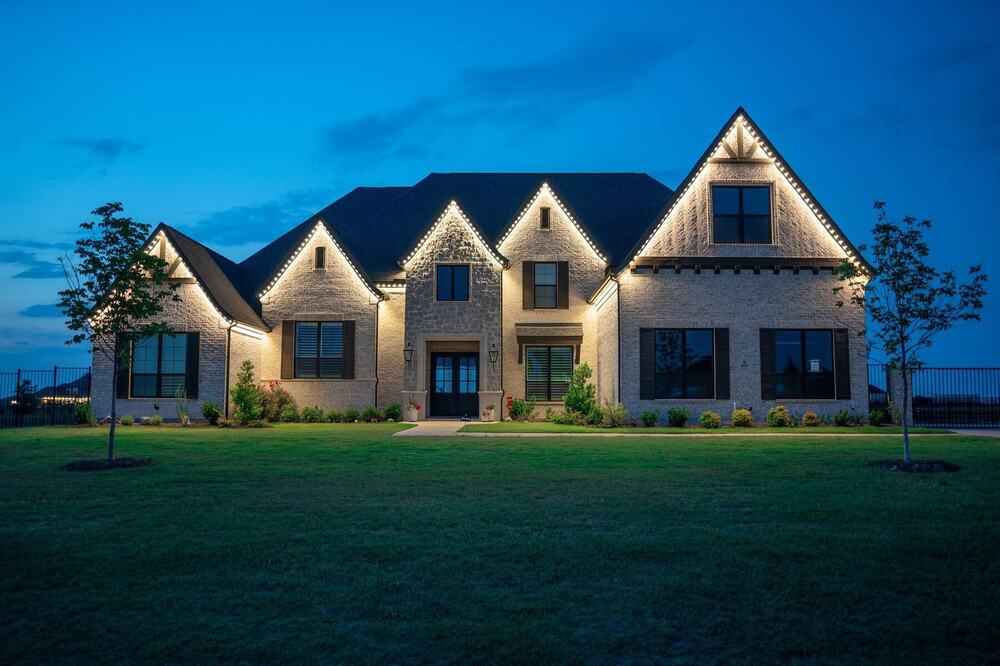 Premium home with permanent lighting