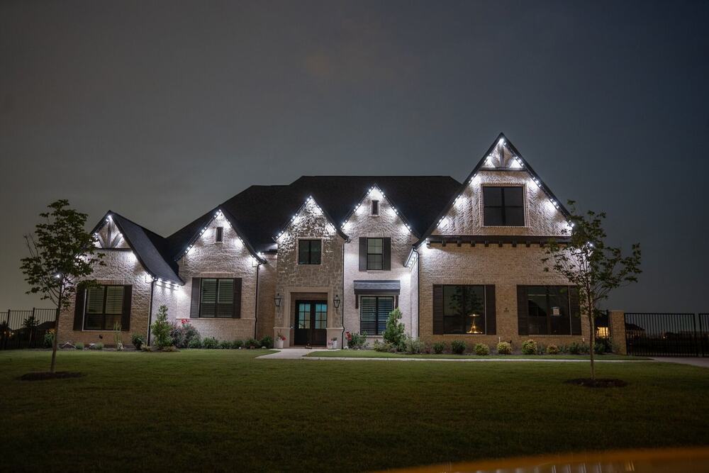 Bright white roofline